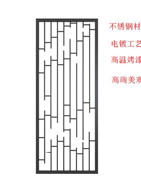 铁艺屏风隔断轻客奢现代简约空镂餐玄关装饰中式花格厅不214549厅