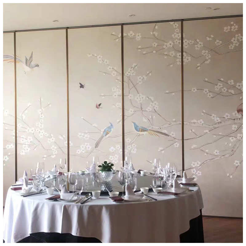 新品上市会议室折叠门饭店隔断墙酒店宴会厅大厅屏风隔断