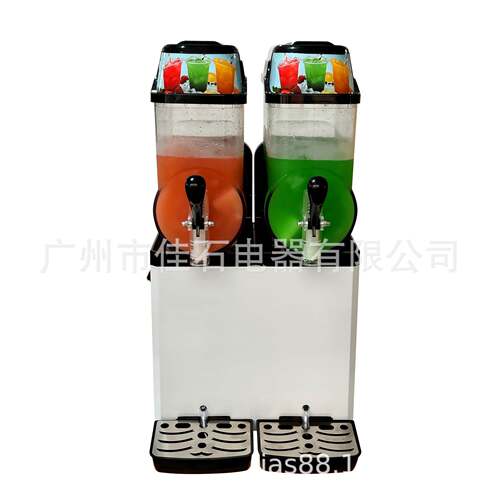 厂家供应冷饮店2缸雪泥机商用110VSlushmachine雪融机