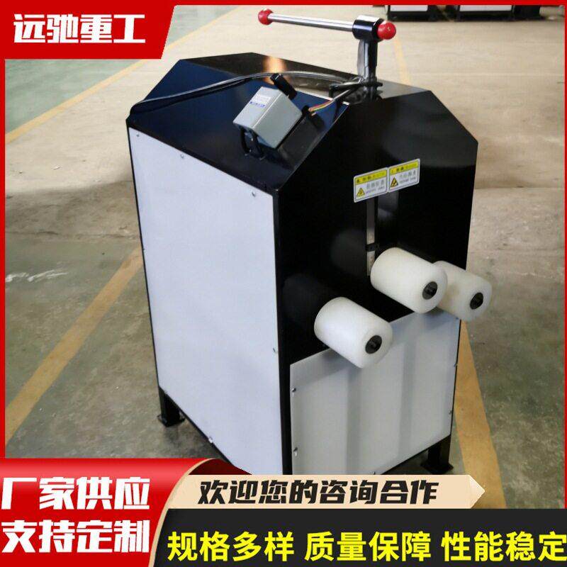 加重型卡布灯箱材料卷圆机 不伤型材铝料卷弧设备 铝合金打圈机
