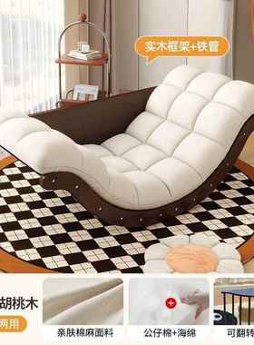 摇休闲摇摇蕉家用多功能阳台单人EIP发沙发椅香椅复沙古客厅懒人