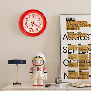 画网红可爱艺术 饰画 北欧挂钟时尚 创意挂墙家用时钟表客厅壁挂装