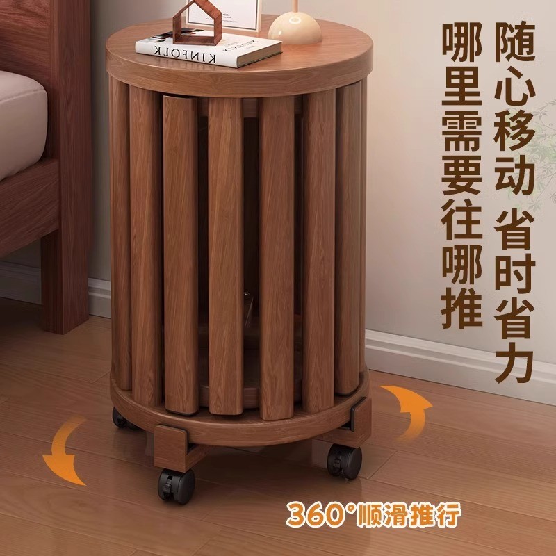 叠叠乐凳子可叠放组合餐桌板凳家用客厅实木花纹圆凳备用收纳椅子