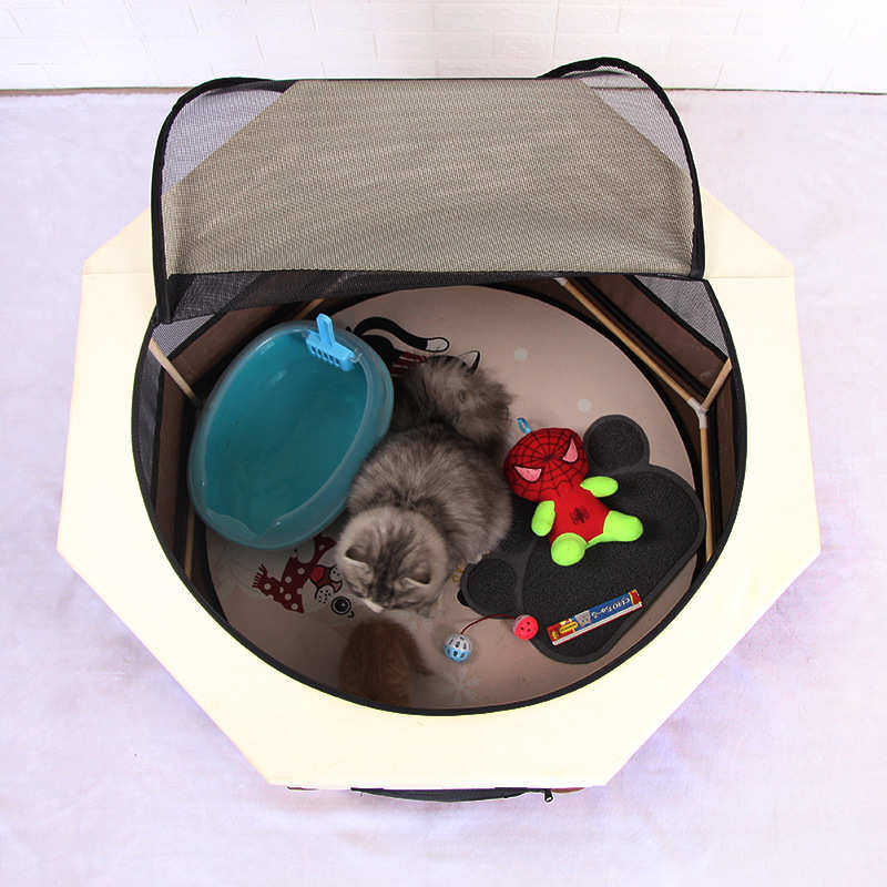 厂家现货圆木支架八角宠物围栏牛津布耐咬耐抓猫狗窝宠物用品产房,宠物/宠物食品及用品,狗窝/屋/帐篷/沙发,淘宝优惠券,粉丝福利购,淘宝优惠卷