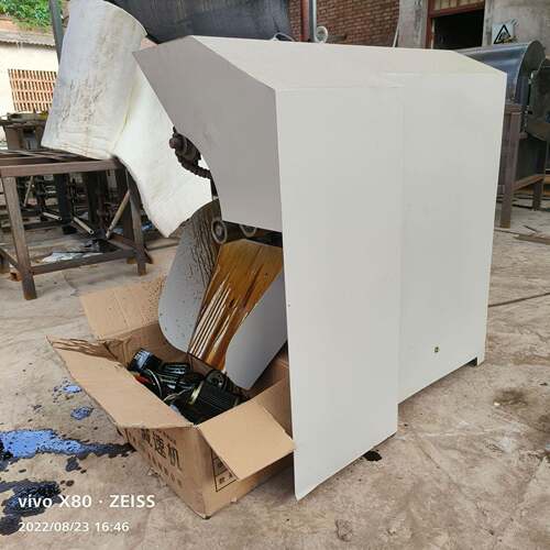 机油滤芯拆解机废弃滤芯切割机机油滤芯纸铁分离设备免费试机