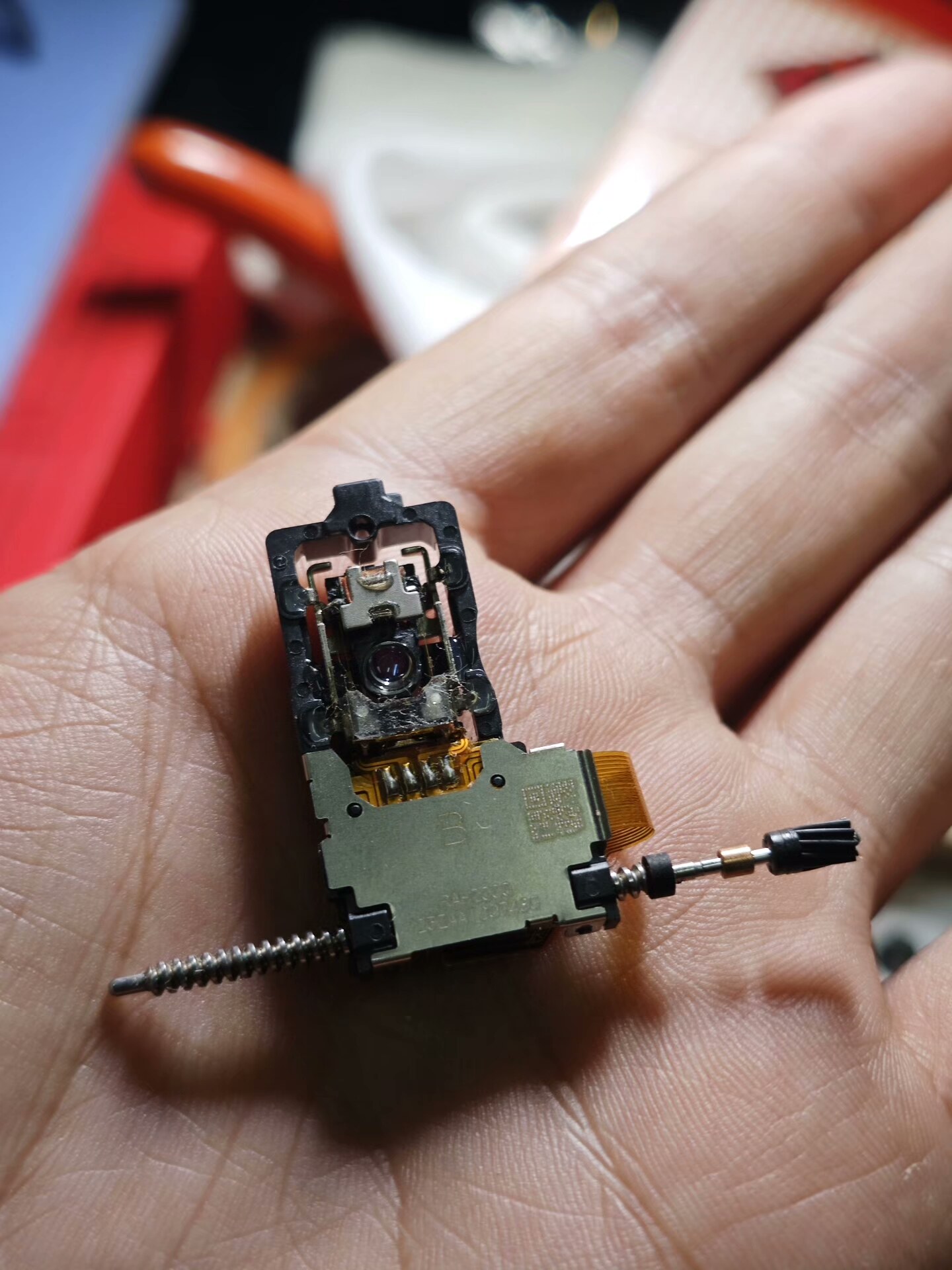 파나소닉 MD 플레이어용 기어 (중고, 정품 분해품, 레이저 헤드 포함) 1