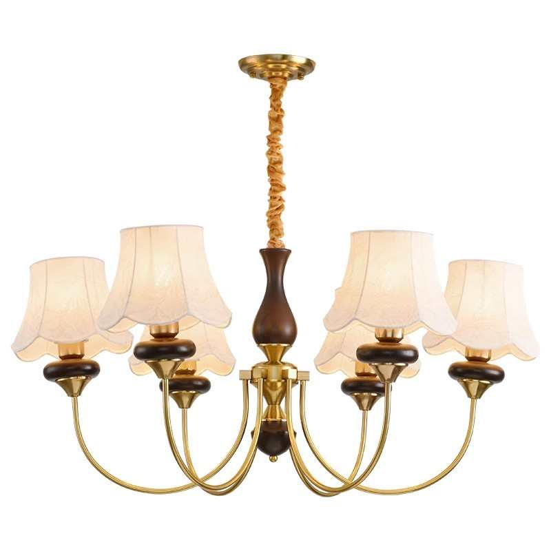 美式复古灯客厅灯书房卧室餐厅中古风吊灯法式简约创意中山灯具