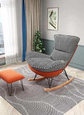 号摇摇椅躺椅网红可坐单人大发家台用阳沙午睡椅轻奢客厅IJW休闲