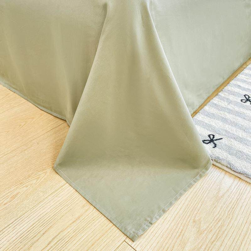 厂家直单销全棉枕式四件套印花斜纹双人床单被套套学生床笠三IFD