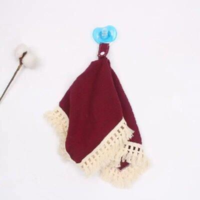 Square Plush Toys Pacifier Pendant Baby Comforter Baby