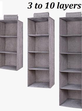 10 layers clothes hanging bags organizer storage cabinet