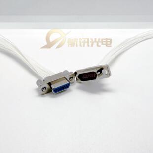 J30J-15TJL/ZKP微距形连接器焊接压接现货直发可定制线束J30J15芯