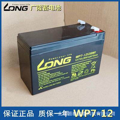 咪宝音响LONG广隆蓄电池扩音器精密仪器WP7.2 12V5AH12AH17AH20AH