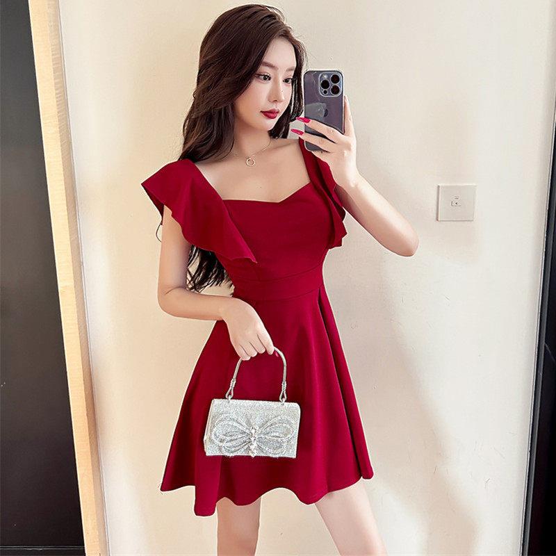 夜场女装低胸性感连衣裙修身显瘦短裙夜场上班衣服酒店气质工作服