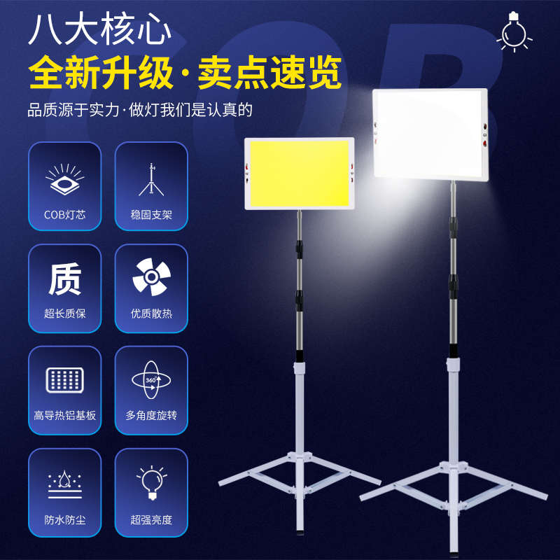 摆摊灯夜市灯超高亮12V-85Vled插电瓶车户外防水应急摆地摊照明灯