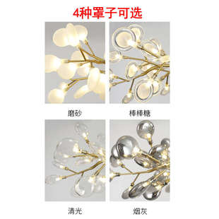 店 网红萤火虫餐厅灯具服装 北欧风格 客厅吊灯现代简约卧室创意个性