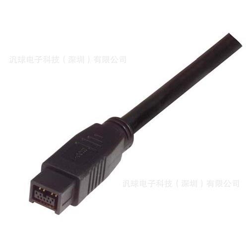 L-COM CSM94BB-2M 2米IEEE-1394b火线线缆连接器 公头/公头 现货