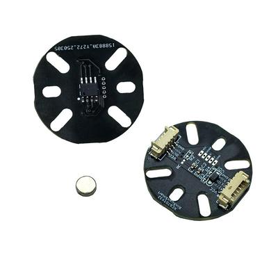 MT6701磁编码器高精度14bit无刷电机角度测量传感器送磁铁