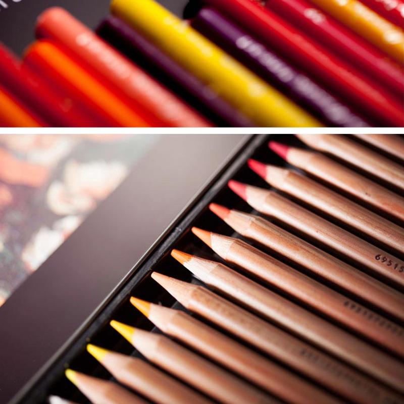 马可雷阿油性铅10WNV0色专业铅美彩术用品彩笔绘画笔诺套装手绘彩