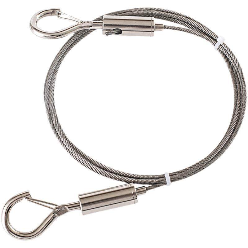 304不锈钢钢丝绳2mm 双头弹簧钩晾衣绳细软挂画吊绳挂钩卡扣锁扣,标准件/零部件/工业耗材,其他五金件,淘宝优惠券,粉丝福利购,淘宝优惠卷