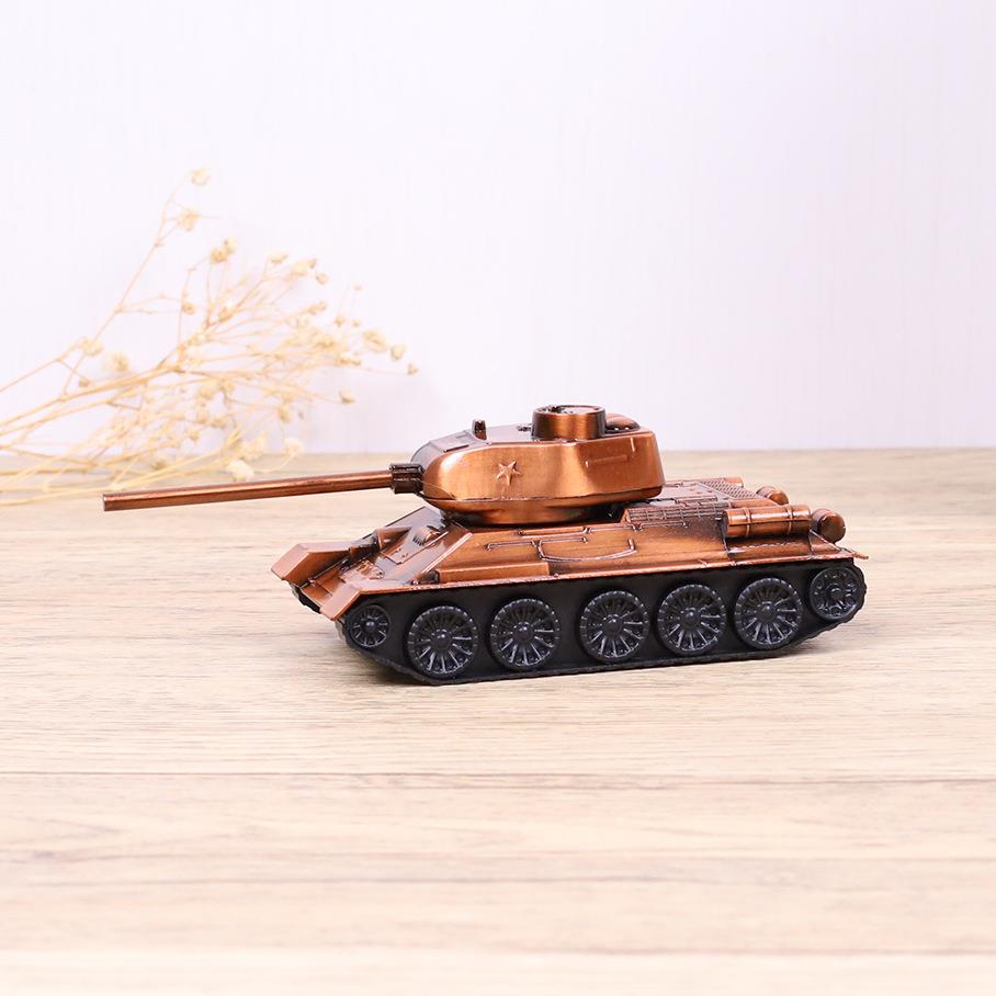 厂家直锌合金坦克T34仿真军事型属工艺品家居金饰品摆件复古 T模3