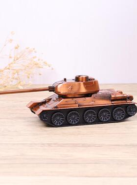 厂家直锌合金坦克T34仿真军事型属工艺品家居金饰品摆件复古 T模3
