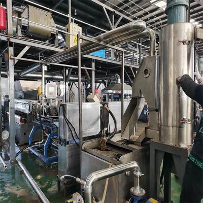 sebs弹性体塑料造粒机_水下切沥青改性造粒机