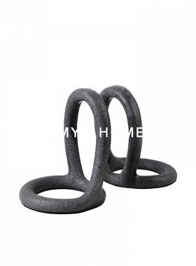 意式简约书挡书靠创意装饰品客厅电视柜书房柜办公室桌面艺术摆件