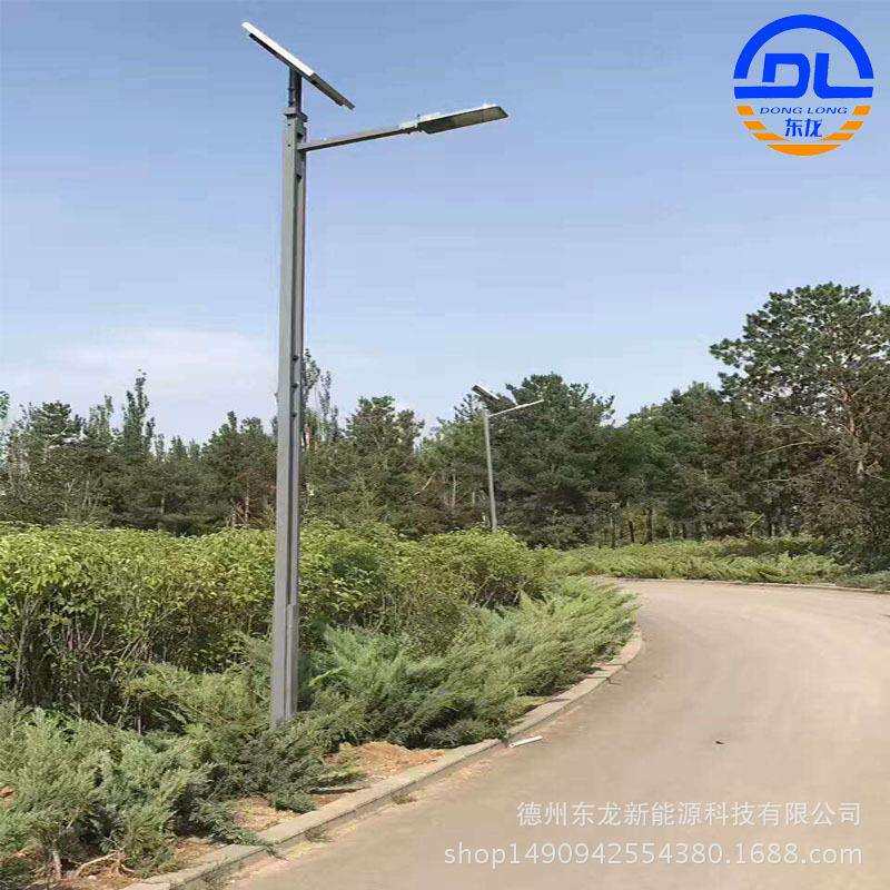 5米30瓦太阳能路灯 厂家直售热镀锌LED椎杆变径杆路灯 LED路灯