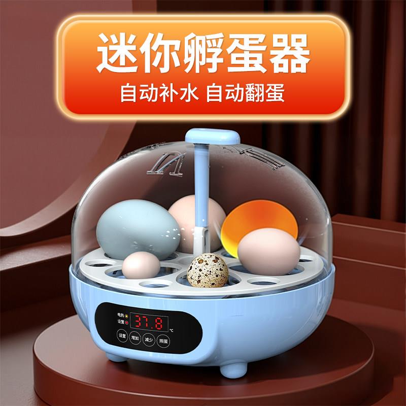 威振孵蛋器迷你孵化器小型家用孵化机全自动智能芦丁鸡鹌鹑孵化箱
