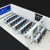 时482尚监控室操作指挥心中工作台调度室机制房电脑多联非标台控