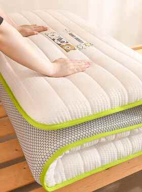 棉A泡泡纯色加厚床垫学宿生季舍上下铺床垫RKL类褥子榻榻米床防塌