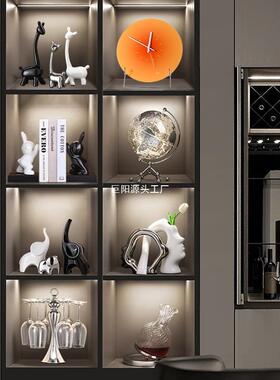 大气摆件轻奢客厅电视餐边酒柜感玄关家居装饰品