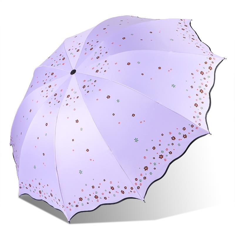 高档雨伞女晴i雨两伞用伞折大号双人太叠阳伞防晒防紫外线遮阳男n