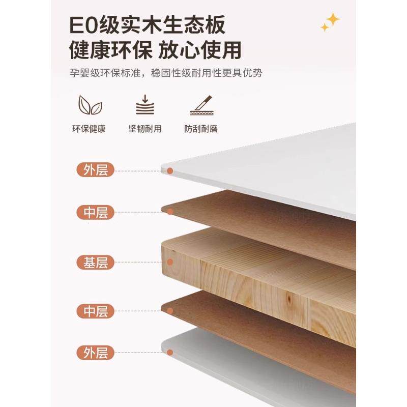 实木餐边柜一体靠墙储物柜客厅家用茶水柜轻奢酒柜厨房收纳柜矮柜