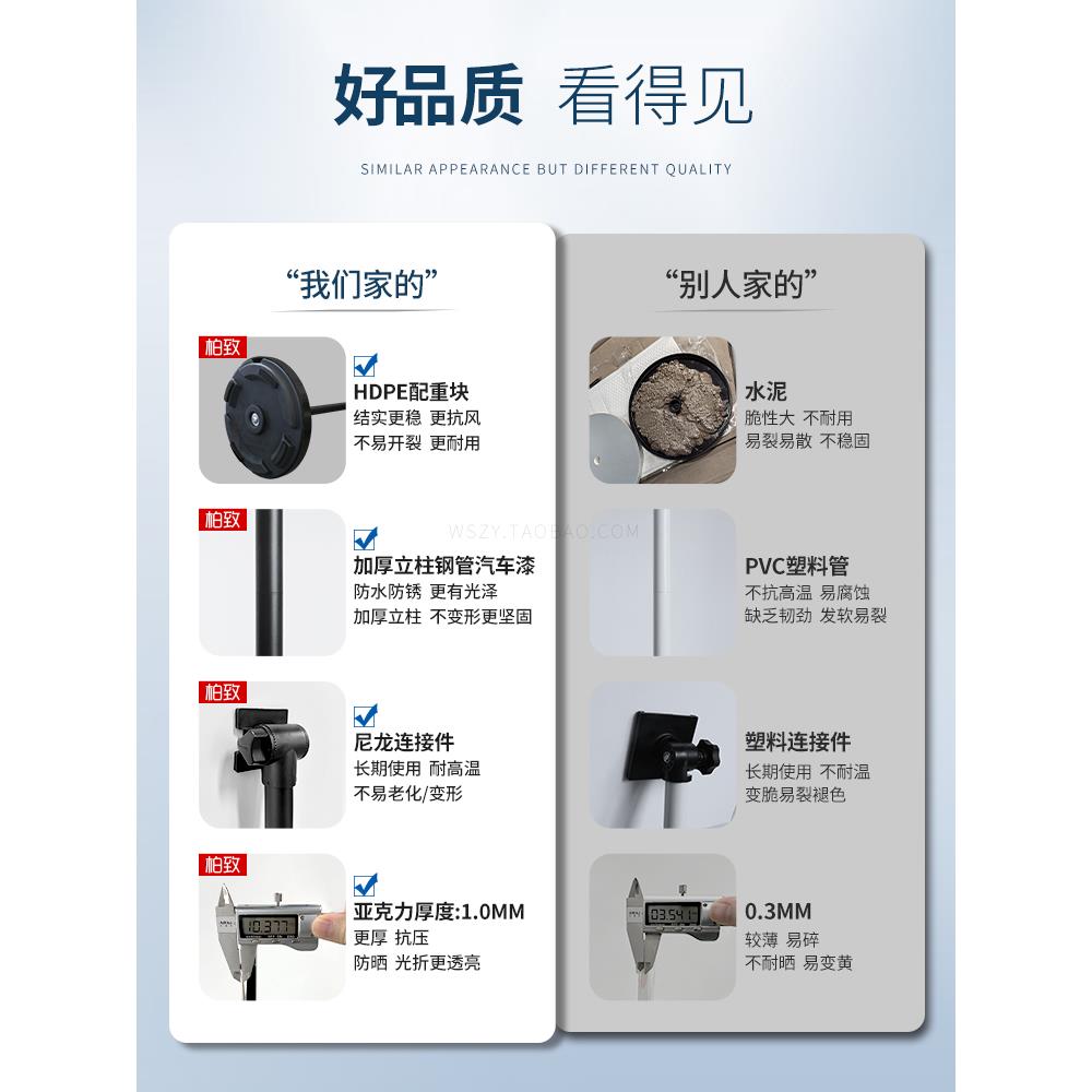 指示牌指引牌导向牌水牌立式展示架告示牌落地a3立牌广告牌展示牌