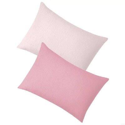 QX2D Solid Color Pillow Cover for Toddlers Breathable Kids