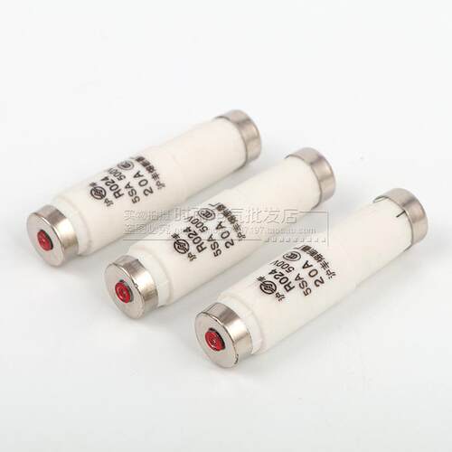 熔断器R024 2A4A6A10A16A20A500V5SA熔芯 沪丰螺旋式陶瓷保险丝管