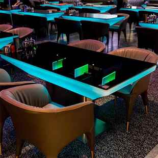 tv茶几七休彩水酒吧家防具包k厢沙发长876方形清吧散台桌椅闲座椅