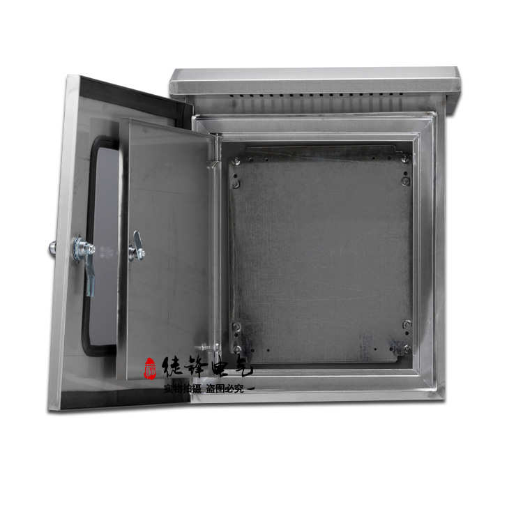 户外不锈钢配电箱内外门挂墙箱双层门弱电布线箱成套配电控制柜