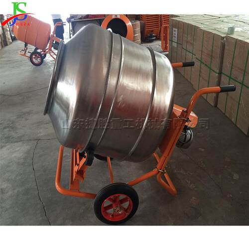 料斗提升速度快水泥砂浆拌料机滚筒卧式混凝土搅料桶拌料器