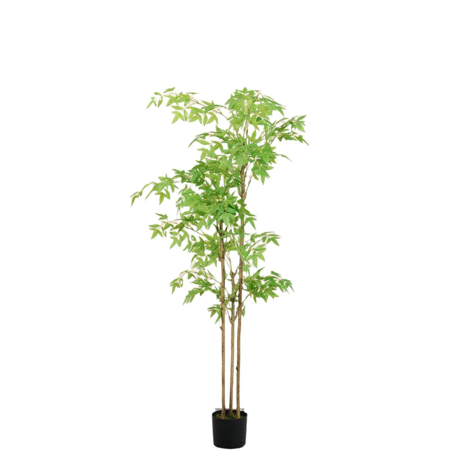 仿真新款南天竹高端轻奢仿真绿植盆栽室内高级感仿真植物装饰摆件