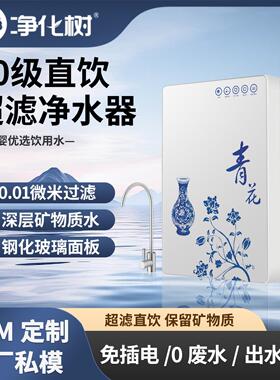 新款十级超滤机净水器家用厨房自来水自吸井水过滤器台式壁挂两用