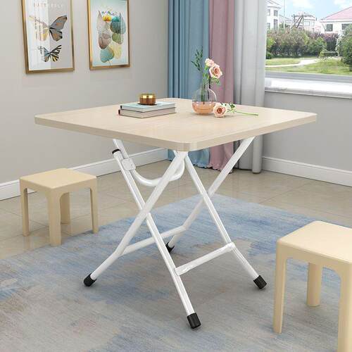 Foldable dining table, simple and practical for home use, su