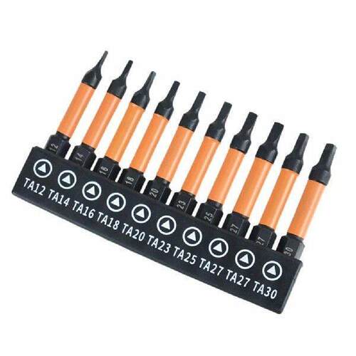 10 PCS Triangle Screwdriver Set Magnetic Head S2 Alloy