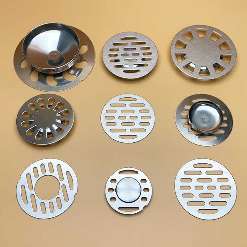 方形304不锈钢拉丝防臭地漏大排量一体卫生间淋浴室洗衣机双单用