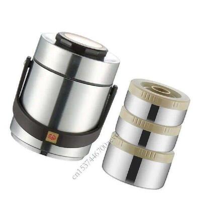 3 Layer Insulated Container Nonrust Steel Lunch Box Leak