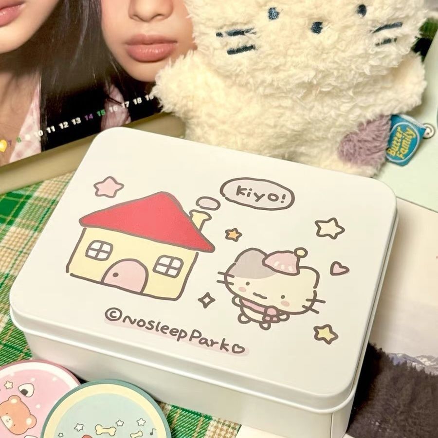 ins马口铁铁盒颜值收纳首饰盒