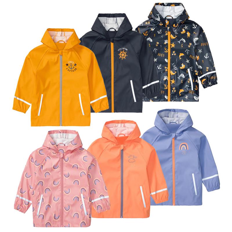 儿童分体雨衣男女小童幼儿园宝宝小学生中大童分体式雨披卡通雨具