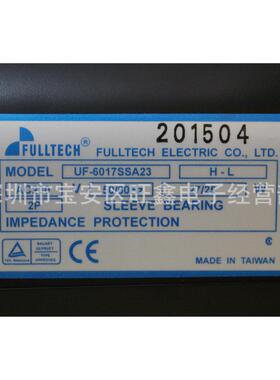 UF6017SSA23H-L福佑FULLTECH AC230V 27/25W变压器横流风机